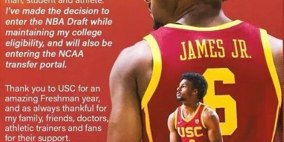 布朗尼宣布参选！湖人选他助詹皇父子同台圆梦？