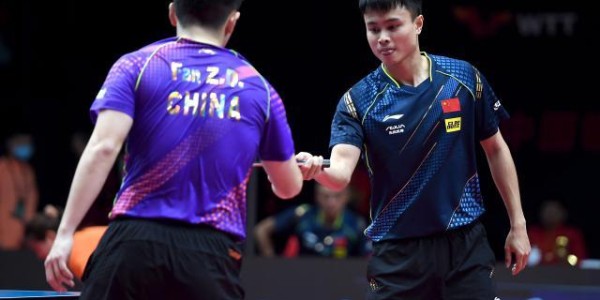 连胜梁靖崑马龙樊振东 周启豪问鼎直通赛男单冠军